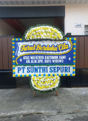 Papan Bunga Duka di Bilah Hulu