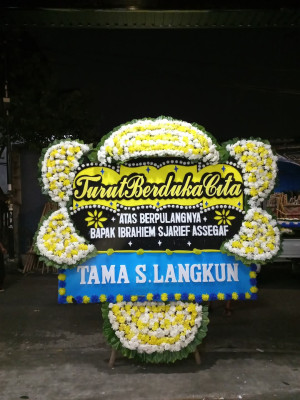 Papan Bunga Duka di Bilah Hulu